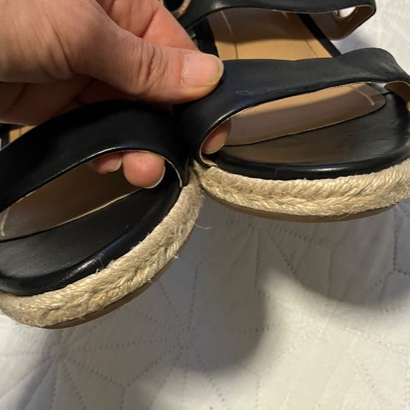 Vionic Tulum Vero Black Wedge Sandals size US 9 - Picture 5 of 9